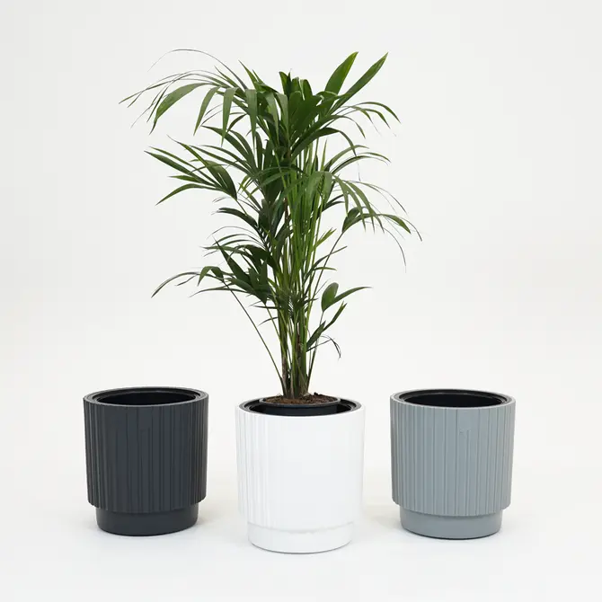 Vita bloempot Mika Cyli 40 grijs - afbeelding 6