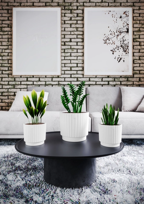 Vita bloempot Mika Cyli 40 wit - afbeelding 8