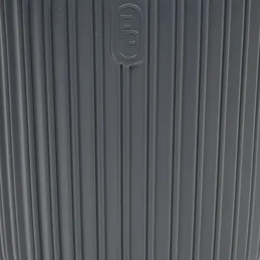 Vita bloempot Mika op voet 30 antraciet detail, Vita, tuincentrumoutlet.com