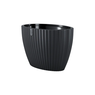 Vita bloempot Mika ovaal 40 antraciet, Vita, tuincentrumoutlet.com