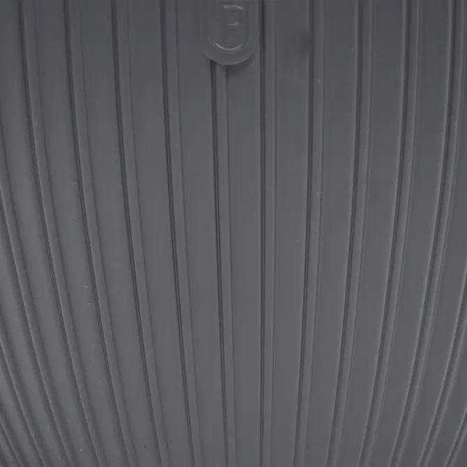 Vita bloempot Mika ovaal 60 antraciet detail, Vita, tuincentrumoutlet.com