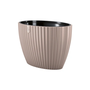 Vita bloempot Mika ovaal 60 taupe, Vita, tuincentrumoutlet.com