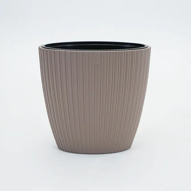 Vita bloempot Mika ovaal 60 taupe, Vita, tuincentrumoutlet.com