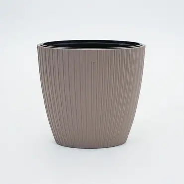 Vita bloempot Mika ovaal 60 taupe, Vita, tuincentrumoutlet.com