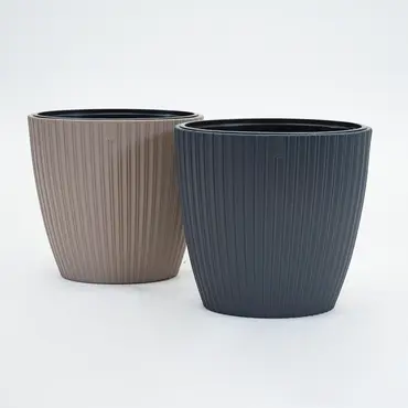 Vita bloempot Mika ovaal 60 taupe sfeer, Vita, tuincentrumoutlet.com