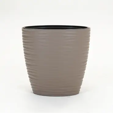 Vita bloempot Sahara Dunes elipse 60 taupe - afbeelding 1