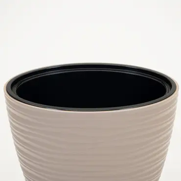Vita bloempot Sahara Dunes elipse 60 taupe - afbeelding 2