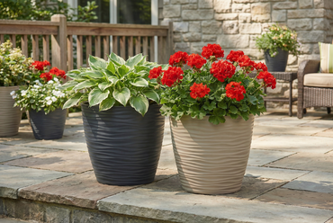 Vita bloempot Sahara Dunes elipse 60 taupe - afbeelding 6