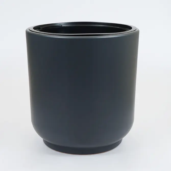 Vita bloempot Satina 40 antraciet, Vita, tuincentrumoutlet.com