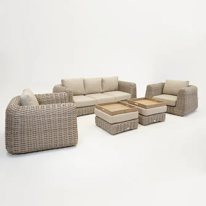 Vita Chuncky loungeset schuin, Vita, tuincentrumoutlet.com