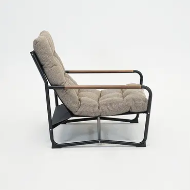 Vita Como loungestoel + bijzettafel stoel zij, vita tuinmeubelen, Tuincentrumoutlet.com