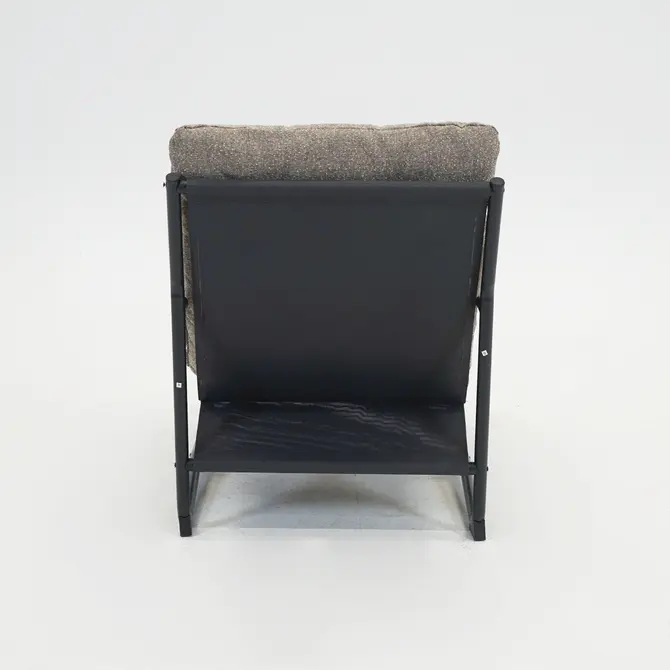 Vita Como loungestoel + bijzettafel stoel achter, vita tuinmeubelen, Tuincentrumoutlet.com