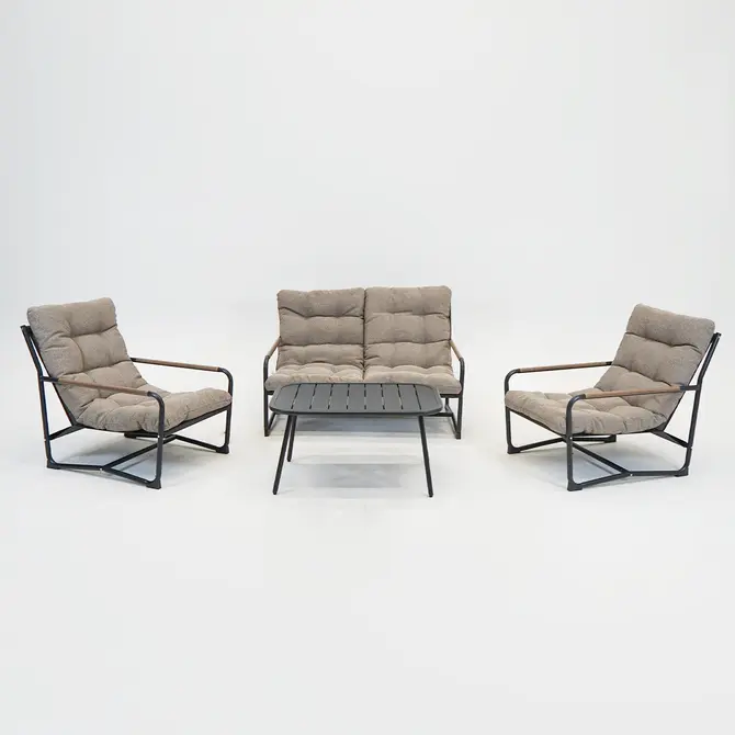 Vita Como loungeset 4- delig, Vita tuinmeubels, Tuincentrumoutlet.com