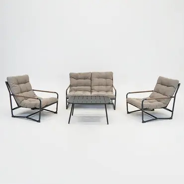 Vita Como loungeset 4- delig, Vita tuinmeubels, Tuincentrumoutlet.com