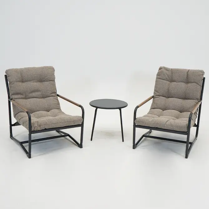 Vita Como loungestoel + bijzettafel, vita tuinmeubelen, Tuincentrumoutlet.com