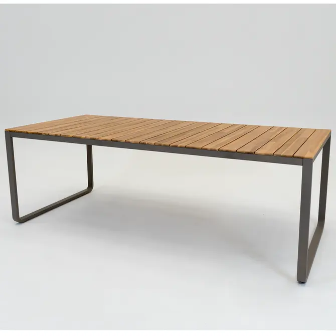 Vita Cuneo tafel 220 cm teak look - afbeelding 1