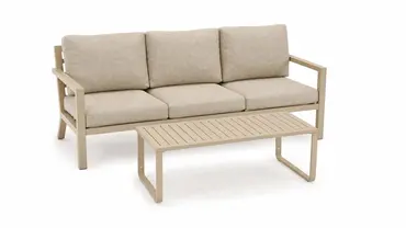 Vita Emerson loungeset beige 4-delig detail stoel, Vita, tuincentrumoutlet