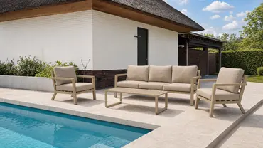 Vita Emerson loungeset beige 4-delig sfeer, Vita, tuincentrumoutlet