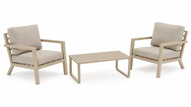 Vita Emerson loungeset beige 4-delig - afbeelding 6