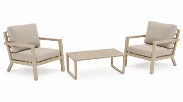 Vita Emerson loungeset beige 4-delig - afbeelding 6