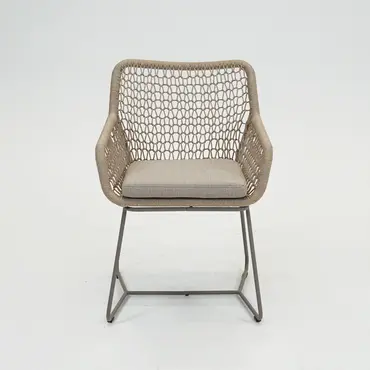Emilia eetstoel bruin voor, Vita tuinmeubelen, Tuincentrumoutlet.com