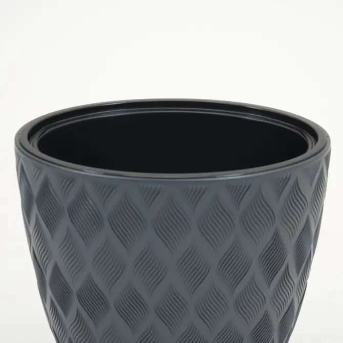 Vita Flow bloempot ellipse 60 antraciet - afbeelding 2