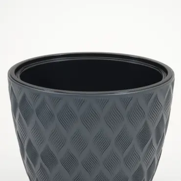 Vita Flow bloempot ellipse 60 antraciet - afbeelding 2