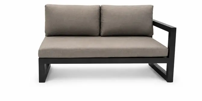 Vita Grosso hoekbank antraciet 2-zitter Links, Vita Tuinmeubelen, tuincentrumoutlet.com