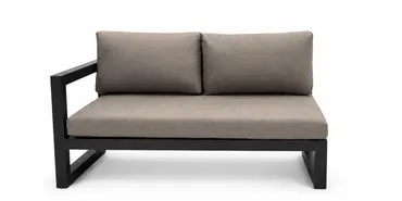 Vita Grosso hoekbank antraciet 2-zitter Rechts, Vita Tuinmeubelen, tuincentrumoutlet.com