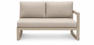 Vita Grosso hoekbank beige 2-zitter links, Vita Tuinmeubelen, tuincentrumoutlet.com