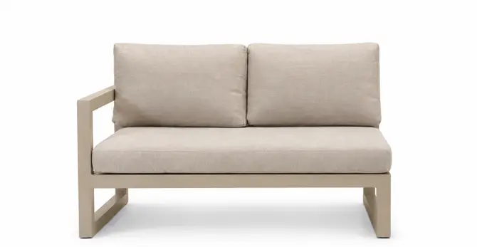 Vita Grosso hoekbank beige 2-zitter rechts, Vita Tuinmeubelen, tuincentrumoutlet.com