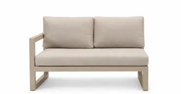 Vita Grosso hoekbank beige 2-zitter rechts, Vita Tuinmeubelen, tuincentrumoutlet.com