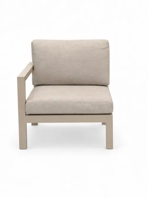 Vita Grosso hoekbank beige hoekstuk, Vita Tuinmeubelen, tuincentrumoutlet.com