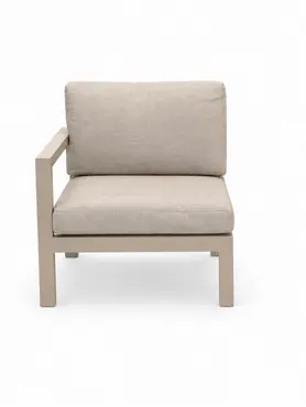 Vita Grosso hoekbank beige hoekstuk, Vita Tuinmeubelen, tuincentrumoutlet.com