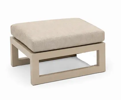 Vita Grosso hoekbank beige voetenbank, Vita tuinmeubelen, tuincentrumoutlet.com