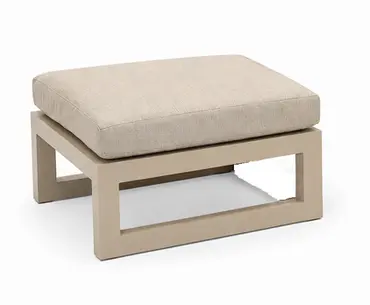 Vita Grosso hoekbank beige voetenbank, Vita tuinmeubelen, tuincentrumoutlet.com