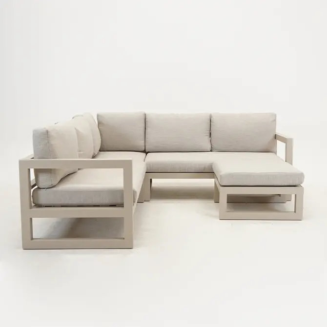 Vita Grosso loungeset hoekbank Beige 4-delig, Vita Tuinmeubelen, tuincentrumoutlet.com