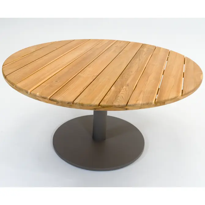 Vita Mango lage eettafel 140 cm teak - afbeelding 2