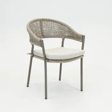 Marina stapelstoel beige, Vita tuinmeubelen, Tuincentrumoutlet.com