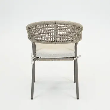 Marina stapelstoel beige detail, Vita tuinmeubelen, Tuincentrumoutlet.com