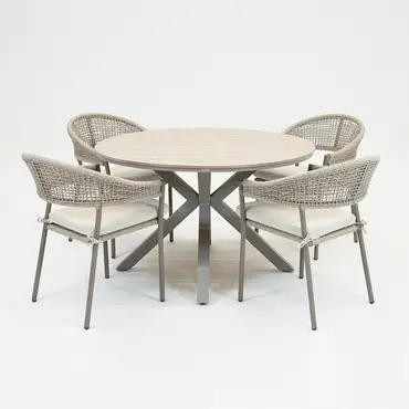 Marina stapelstoel beige sfeer, Vita tuinmeubelen, Tuincentrumoutlet.com