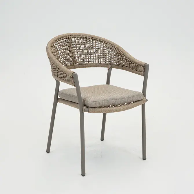 Marina stapelstoel bruin, Vita tuinmeubelen, Tuincentrumoutlet.com