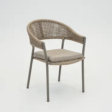 Marina stapelstoel bruin, Vita tuinmeubelen, Tuincentrumoutlet.com