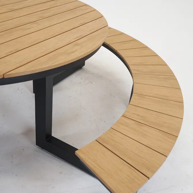 Vita Massa Picknicktafel Rond Picknickset - afbeelding 3
