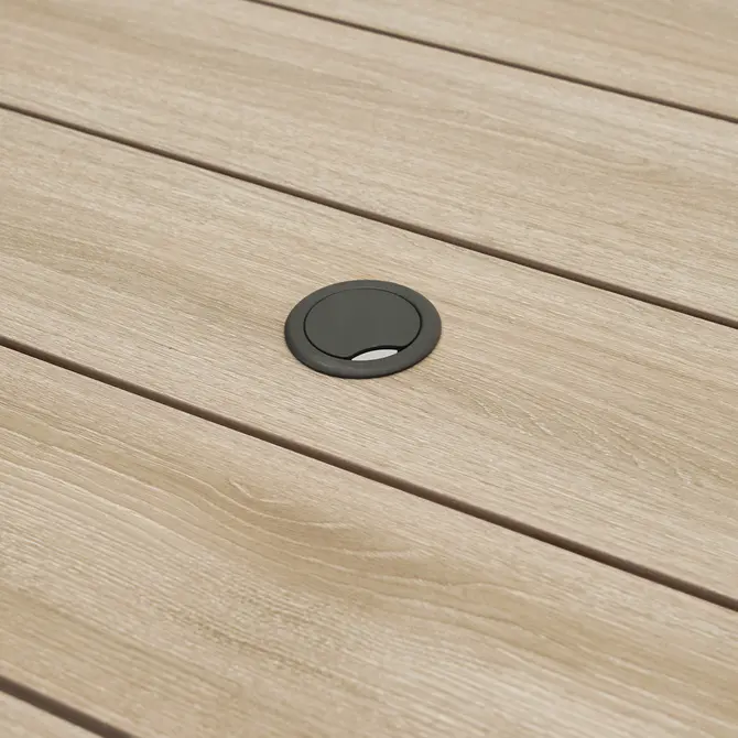 Vita Massa rechthoekige picknicktafel taupe XL, Vita tuinmeubelen, tuincentrumoutlet.com