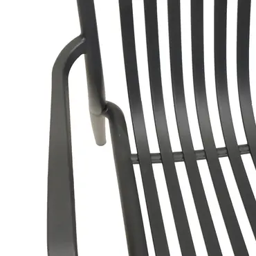 Vita Porto loungestoel zwart stapelbaar, Vita, tuincentrumoutlet