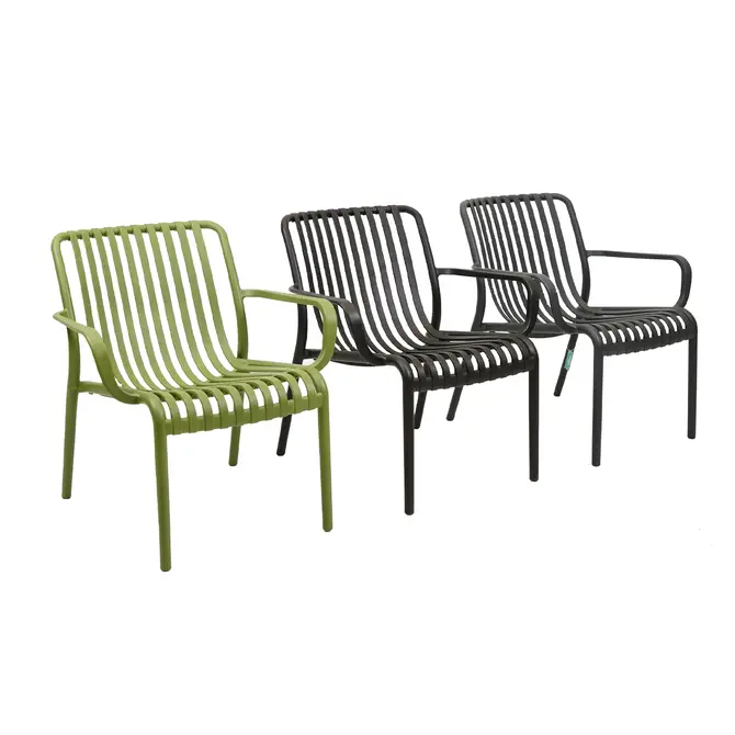 Vita Porto loungestoel zwart setfoto, Vita, tuincentrumoutlet