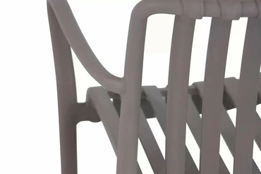 Vita Porto stapelstoel grijs incl. zitkussen detail 2, Vita, Tuincentrum Outlet