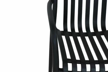 Vita Porto stapelstoel zwart incl. zitkussen detail 1, Vita, Tuincentrum Outlet