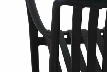 Vita Porto stapelstoel zwart incl. zitkussen detail 5, Vita, Tuincentrum Outlet